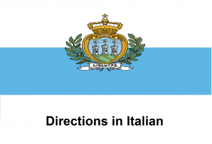 Directions in Italian
