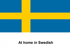 At home in Swedish